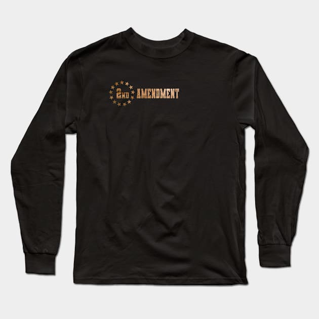 2nd Amendment 1776 Flag design Long Sleeve T-Shirt by DnJ Designs